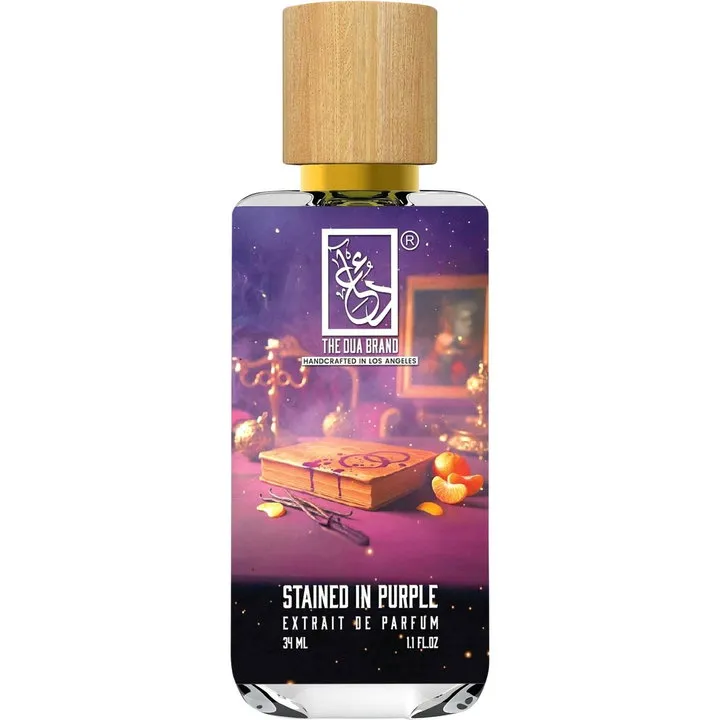 The Dua Brand Stained in Purple perfume bottle