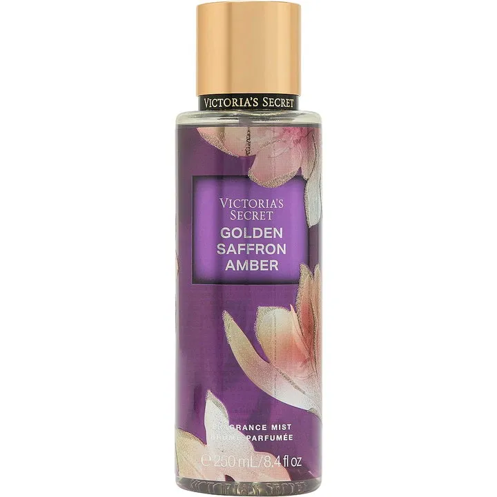 Victoria's Secret Golden Saffron Amber perfume bottle