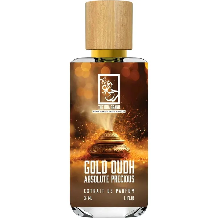 The Dua Brand Gold Oudh Absolute Precious parfüm şişesi