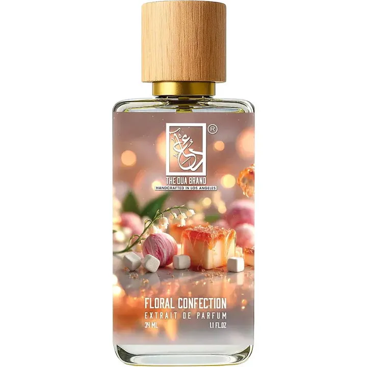 The Dua Brand Floral Confection perfume bottle