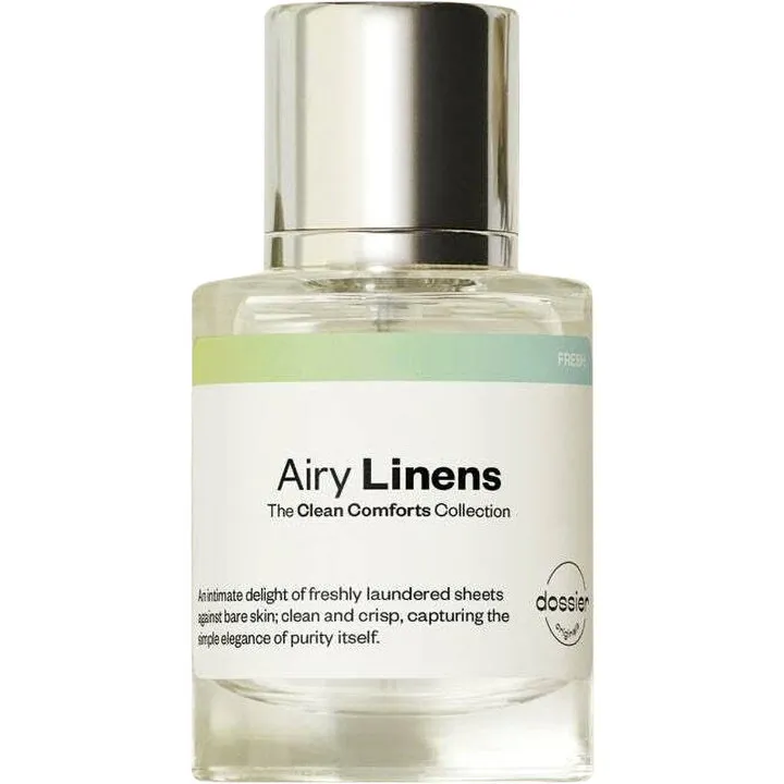 Dossier Airy Linens perfume bottle