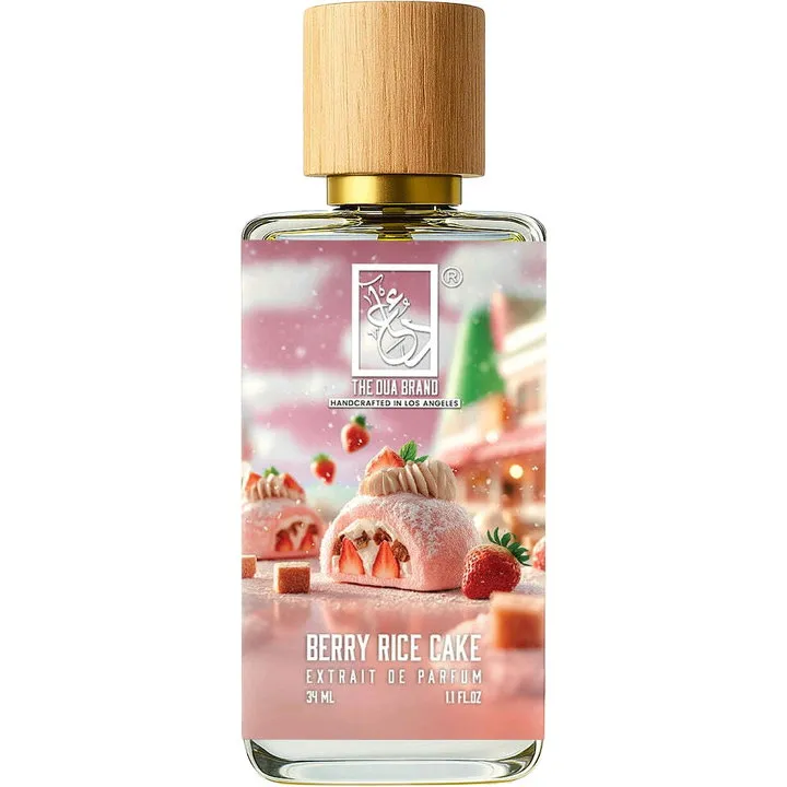 The Dua Brand Berry Rice Cake perfume bottle