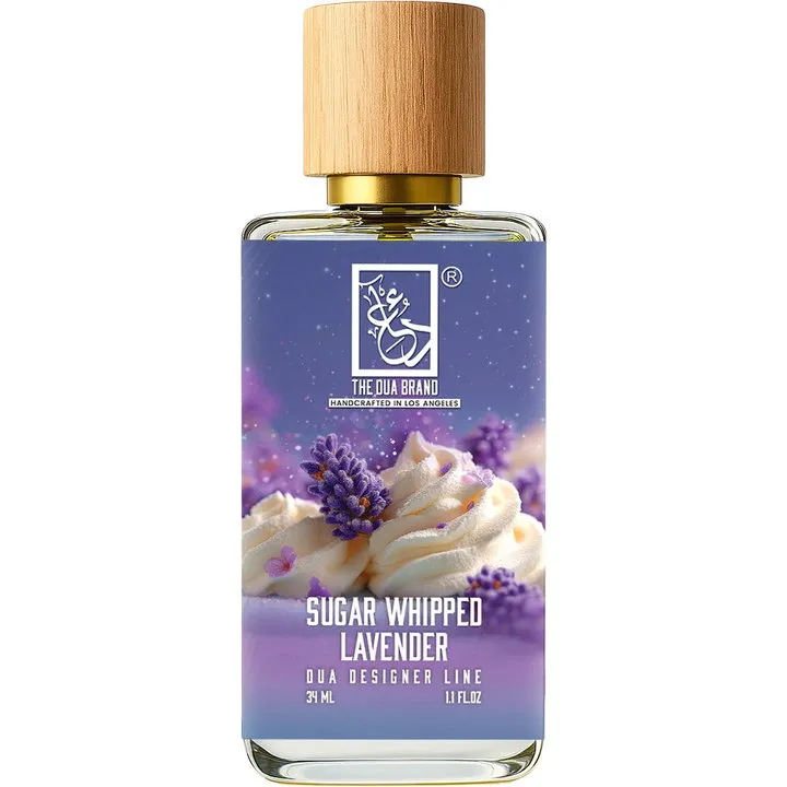 The Dua Brand Sugar Whipped Lavender perfume bottle