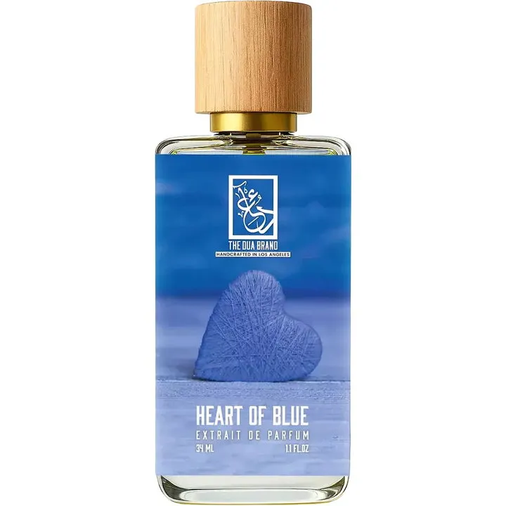 The Dua Brand Heart of Blue perfume bottle