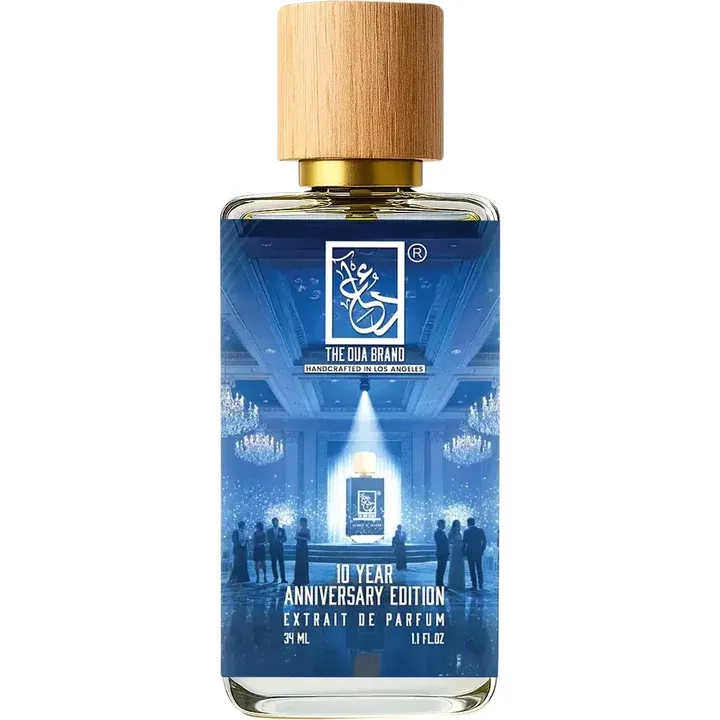 The Dua Brand 10 Year Anniversary Edition perfume bottle