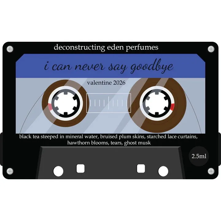 Deconstructing Eden I Can Never Say Goodbye perfume bottle
