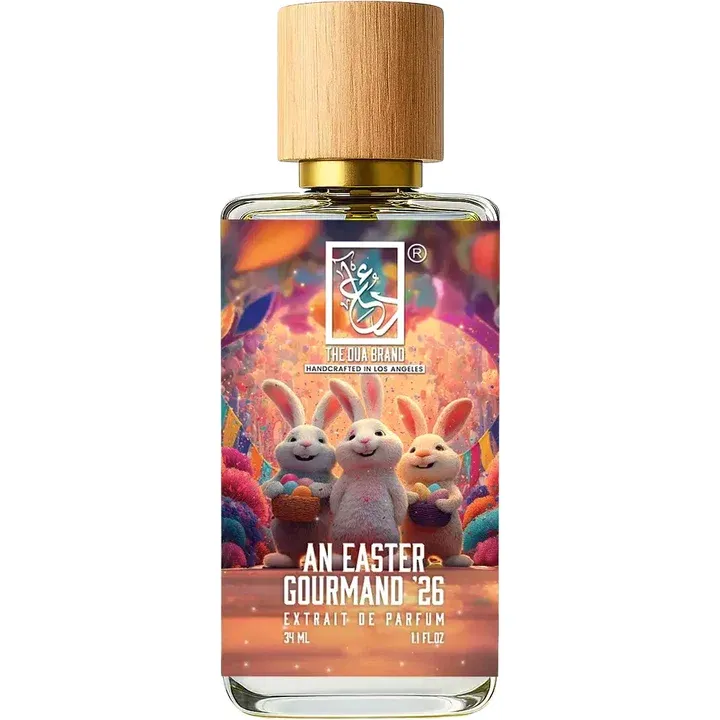 The Dua Brand An Easter Gourmand '26 perfume bottle