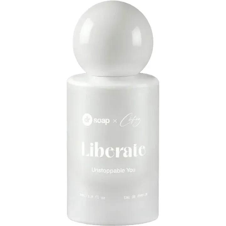 dr soap Liberate perfume bottle