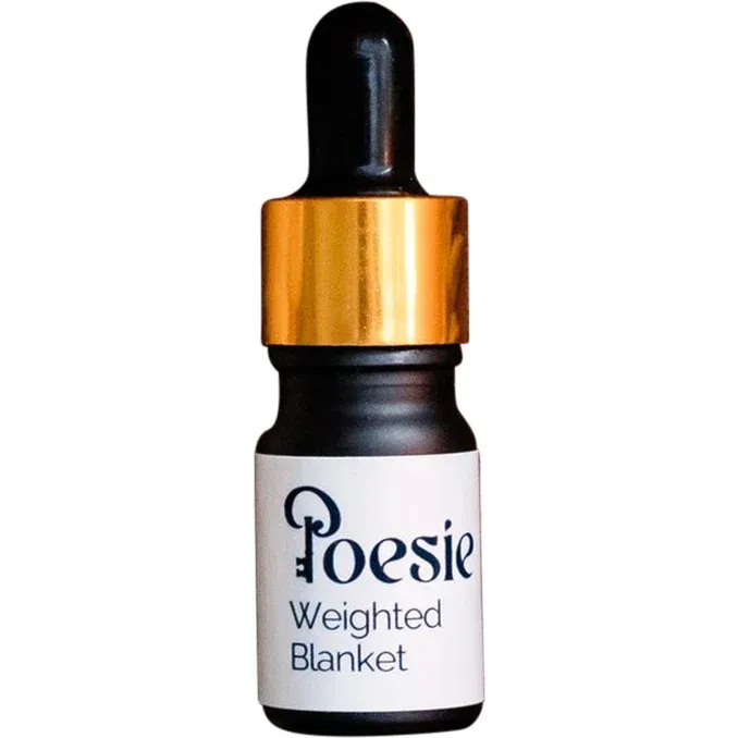 Poesie Perfume Weighted Blanket parfüm şişesi
