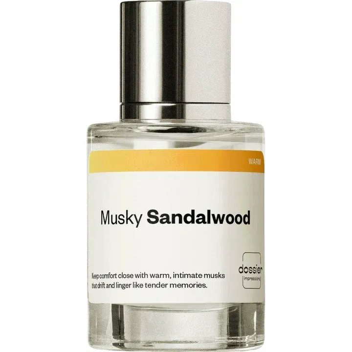 Dossier Musky Sandalwood parfüm şişesi