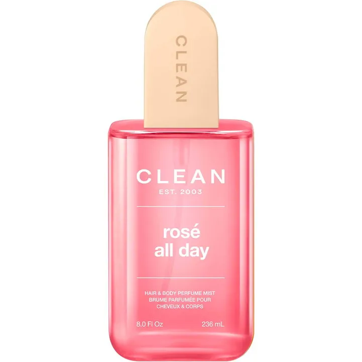 Clean Rosé All Day perfume bottle