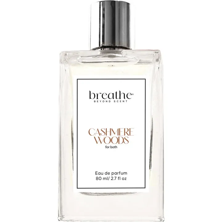 Breathe Cashmere Woods perfume bottle
