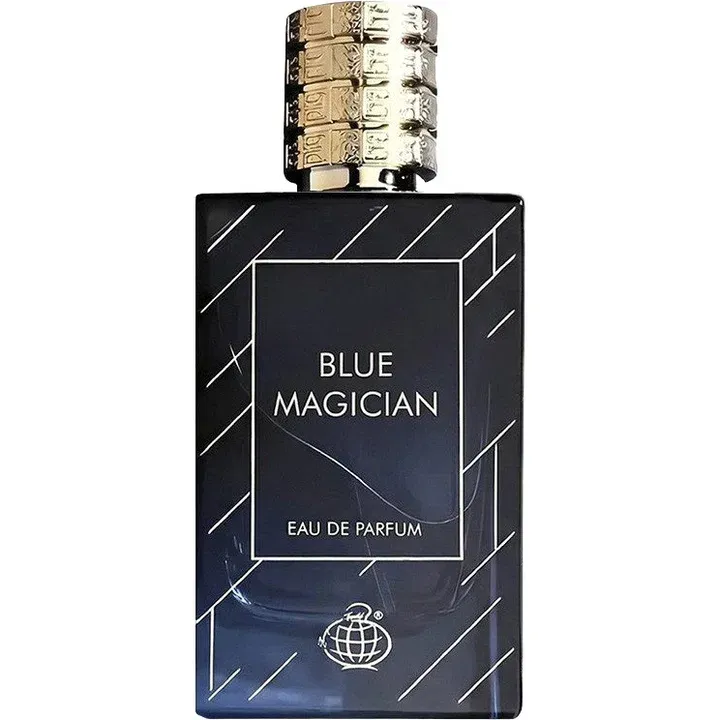 Fragrance World Blue Magician perfume bottle