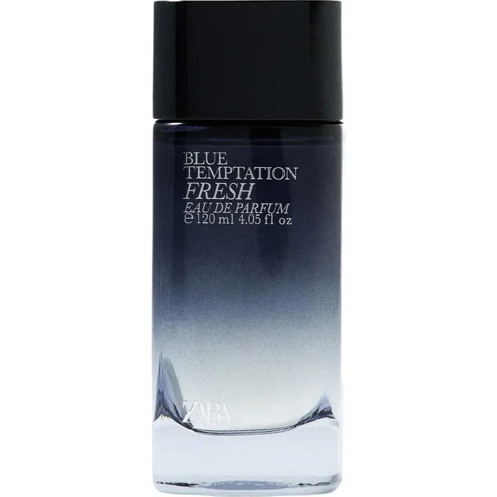Zara Blue Temptation Fresh perfume bottle