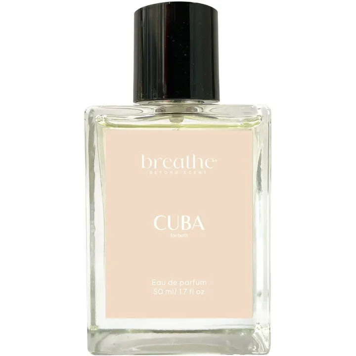 Breathe Cuba perfume bottle