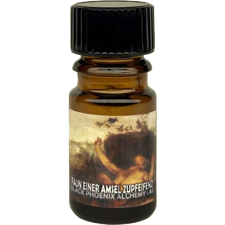 Black Phoenix Alchemy Lab Faun einer Amsel Zupfeifend parfüm şişesi