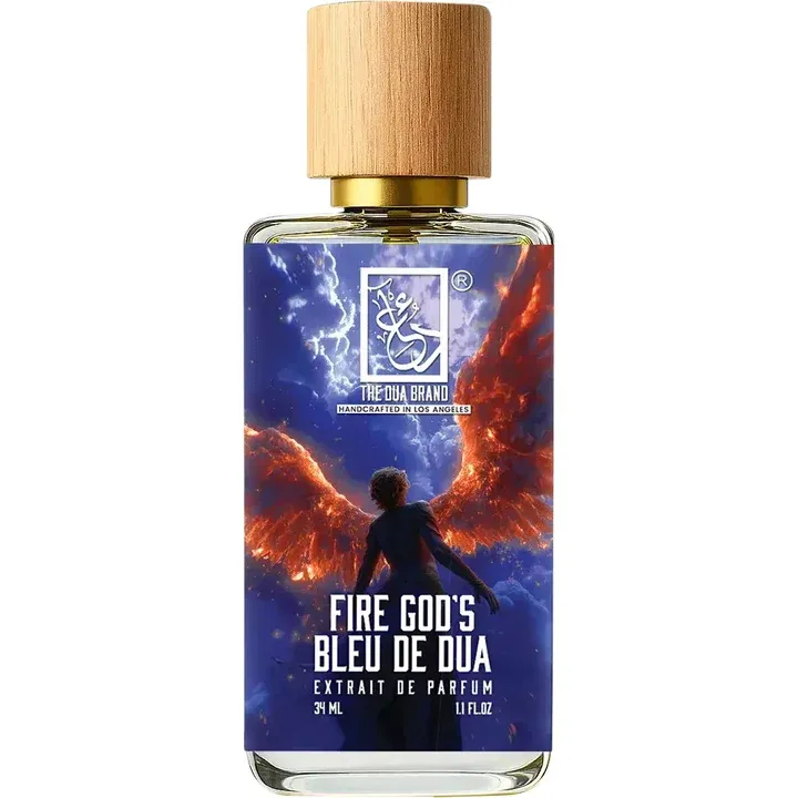The Dua Brand Fire God's Bleu de Dua parfüm şişesi