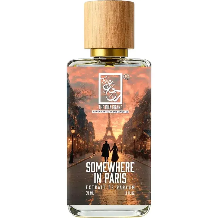 The Dua Brand Somewhere in Paris perfume bottle