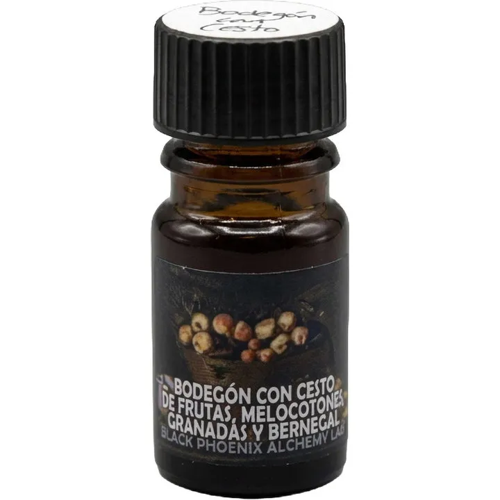 Black Phoenix Alchemy Lab Bodegón Con Cesto de Frutas, Melocotones, Granadas Y Bernegal parfüm şişesi