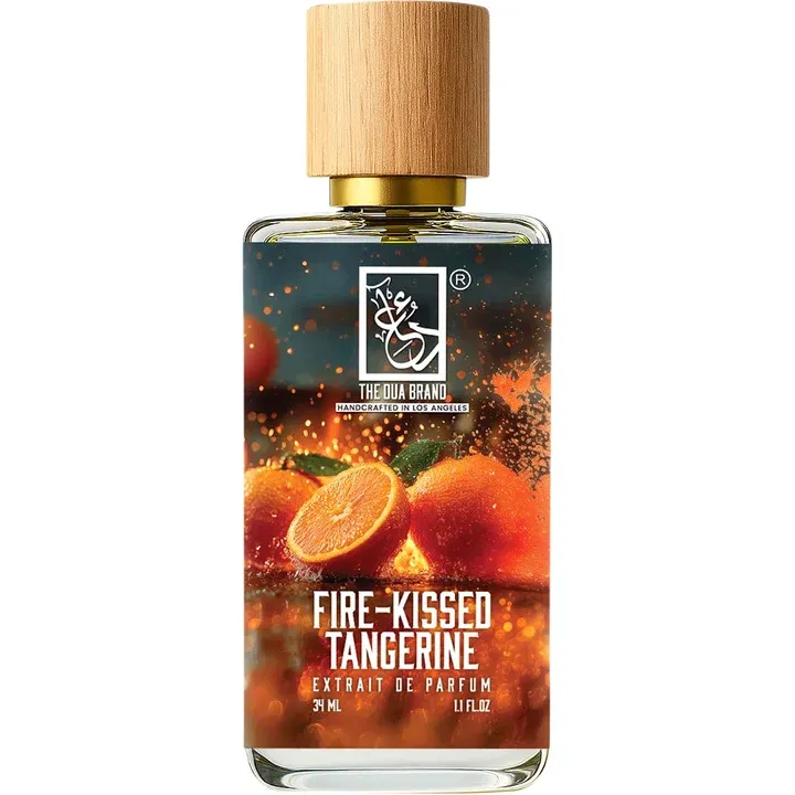 The Dua Brand Fire-Kissed Tangerine perfume bottle