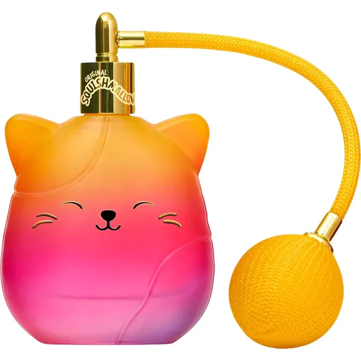 Squishmallows Fragrances Whisked Away Tropical Sunset parfüm şişesi