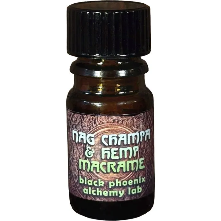 Black Phoenix Alchemy Lab Nag Champa & Hemp Macrame perfume bottle