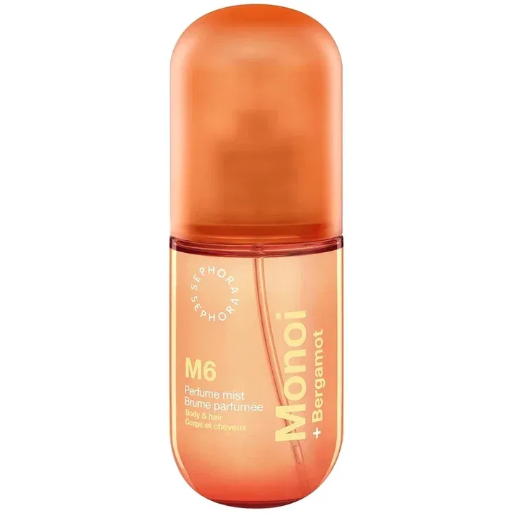 Sephora M6 Monoi + Bergamot perfume bottle