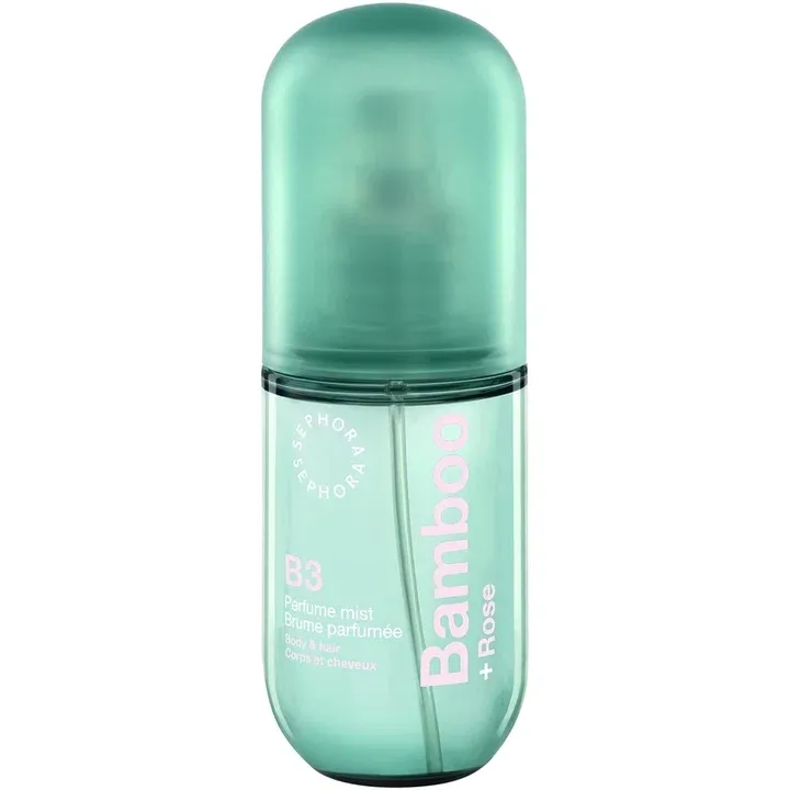Sephora B3 Bamboo + Rose perfume bottle
