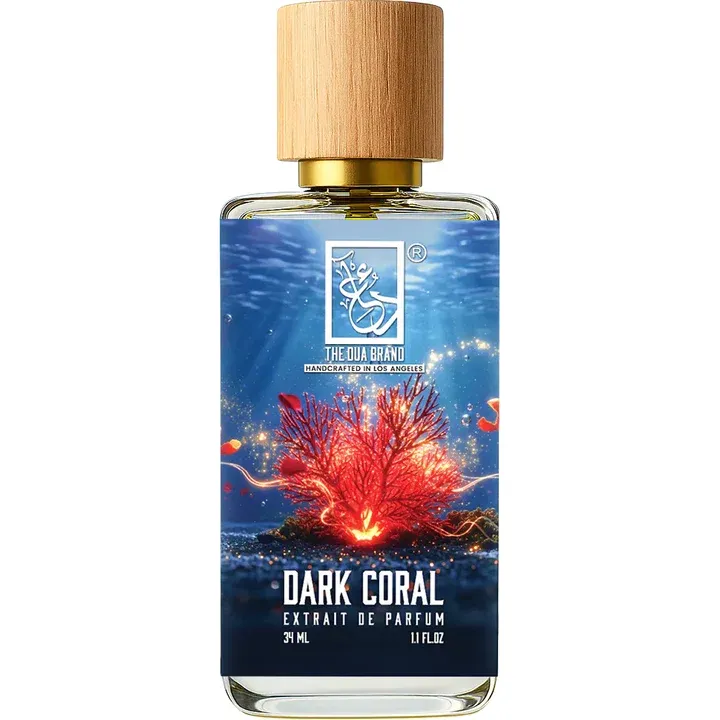 The Dua Brand Dark Coral perfume bottle