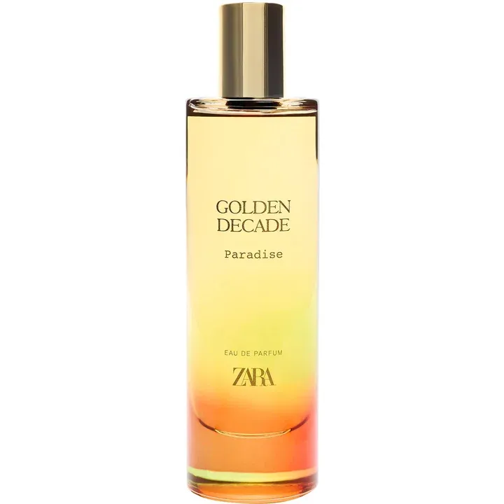 Zara Golden Decade Paradise perfume bottle