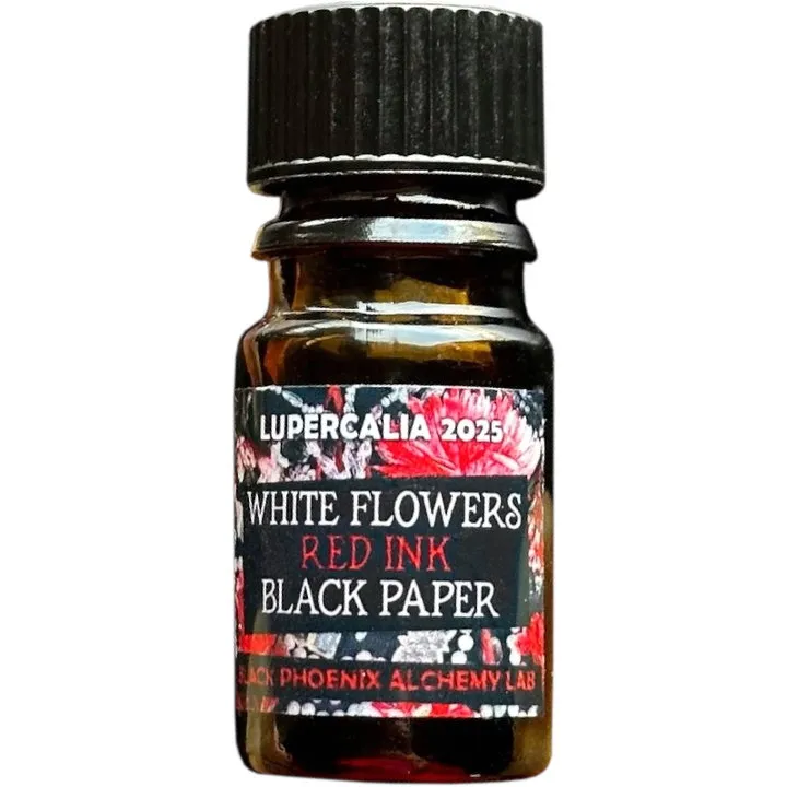 Black Phoenix Alchemy Lab White Flowers, Red Ink, Black Paper parfüm şişesi
