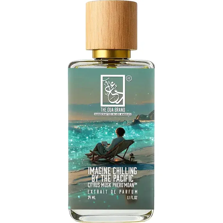 The Dua Brand Imagine Chilling by the Pacific Citrus Musk Phero'Moan parfüm şişesi