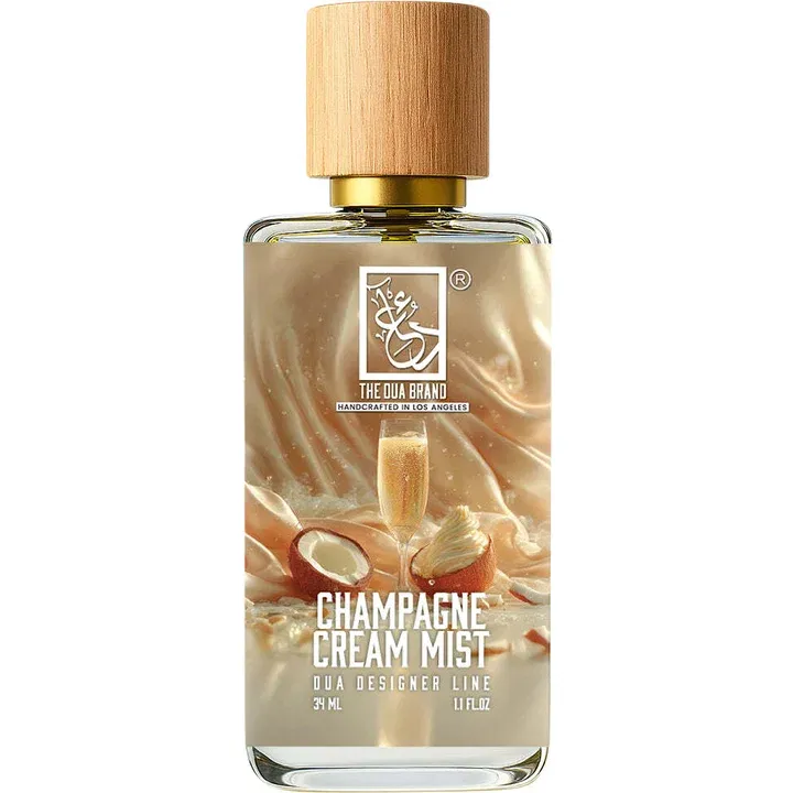 The Dua Brand Champagne Cream Mist perfume bottle