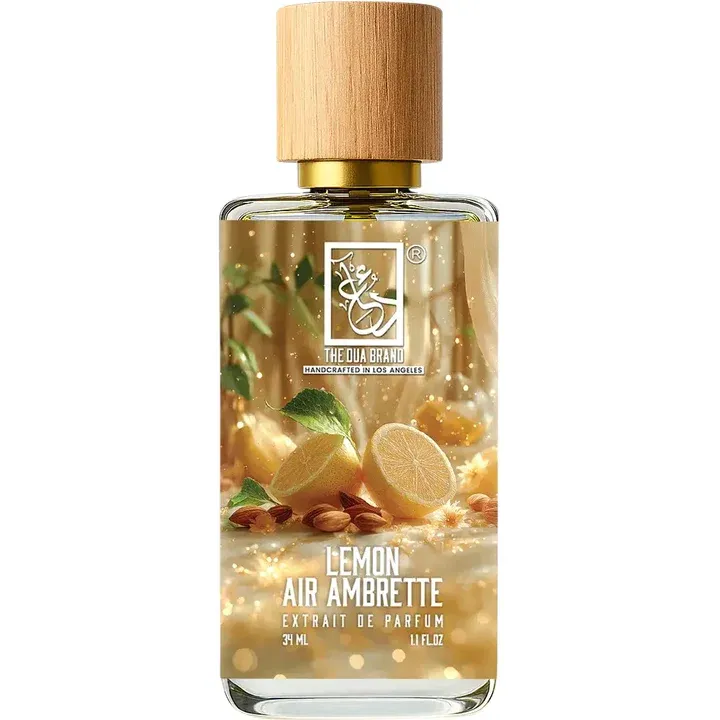 The Dua Brand Lemon Air Ambrette perfume bottle