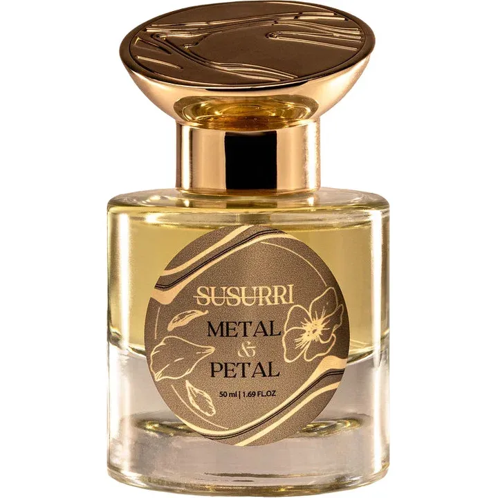 Susurri Metal & Petal perfume bottle