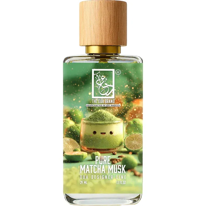 The Dua Brand Pure Matcha Musk perfume bottle