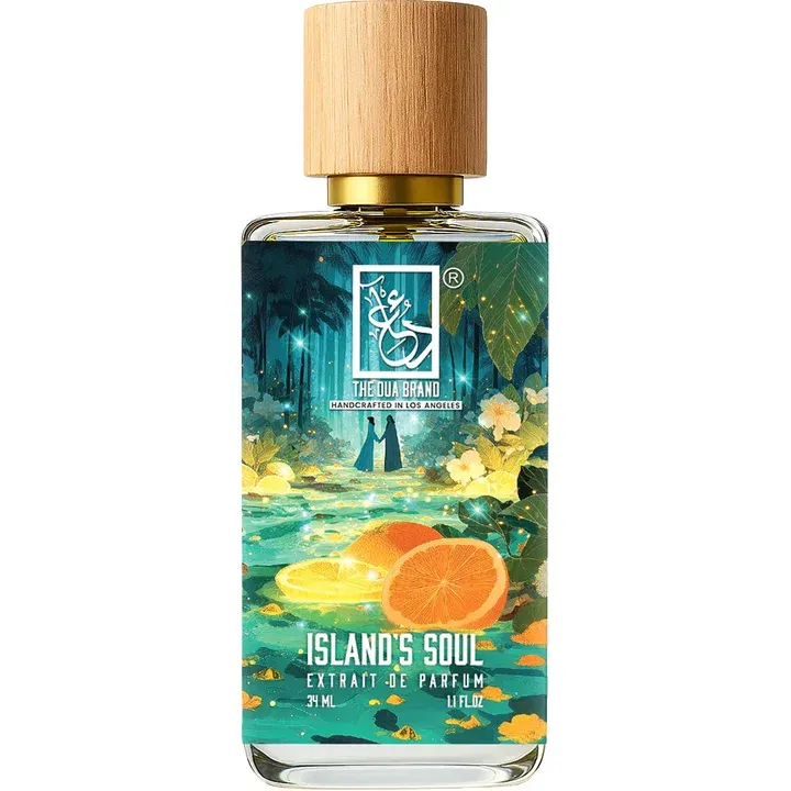 The Dua Brand Island's Soul perfume bottle
