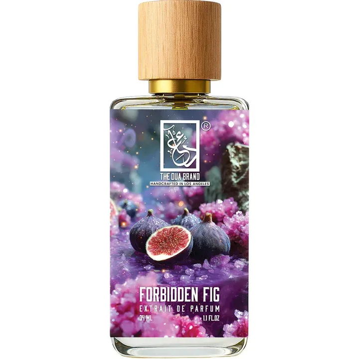 The Dua Brand Forbidden Fig perfume bottle