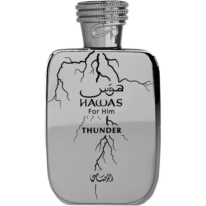 Rasasi Hawas Thunder / هوس Thunder perfume bottle