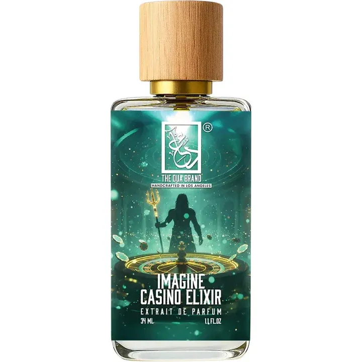 The Dua Brand Imagine Casino Elixir perfume bottle