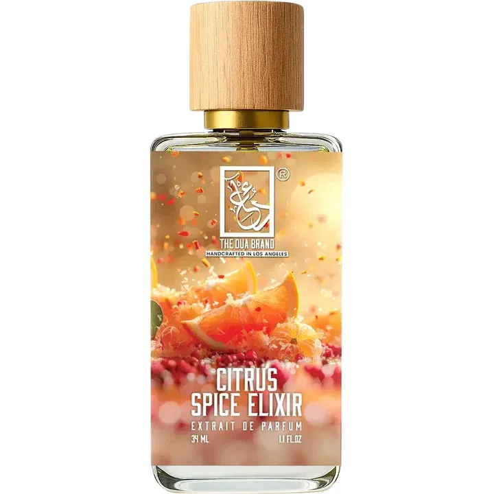 The Dua Brand Citrus Spice Elixir perfume bottle
