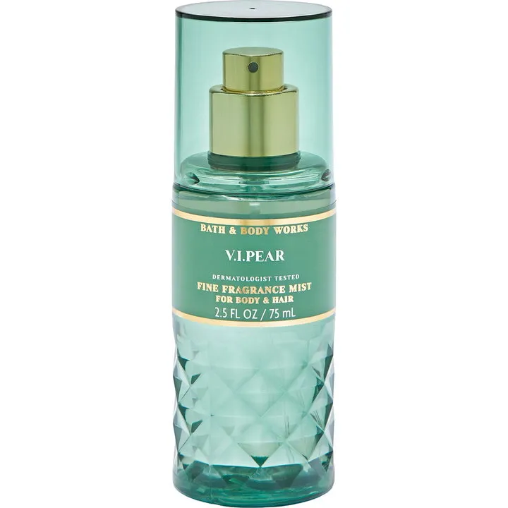 Bath & Body Works V.I.Pear perfume bottle