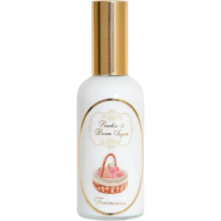 Femmenina Peaches & Brown Sugar parfüm şişesi