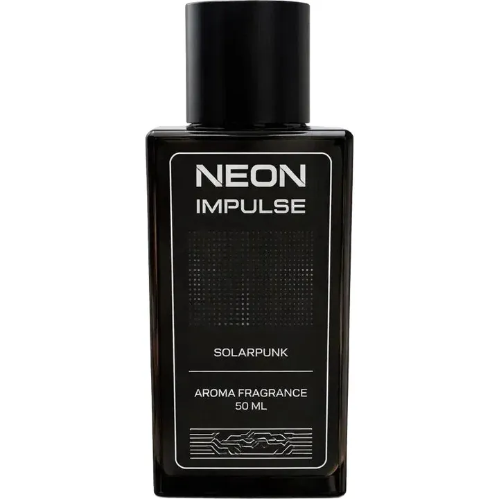 Neon Impulse Solarpunk perfume bottle