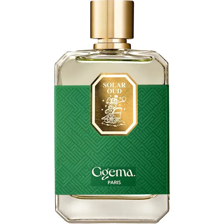 Ggema. Solar Oud parfüm şişesi
