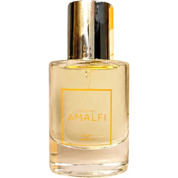 coconut. Amalfi perfume bottle