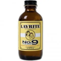 Layrite No. 9 Aftershave parfüm şişesi
