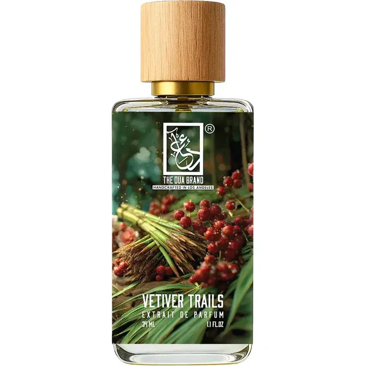 The Dua Brand Vetiver Trails perfume bottle