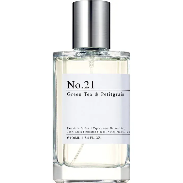 Nichic No.21 Green Tea & Petitgrain perfume bottle