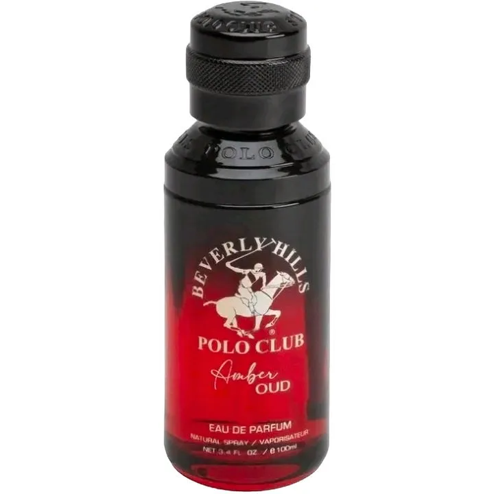 Beverly Hills Polo Club Amber Oud perfume bottle